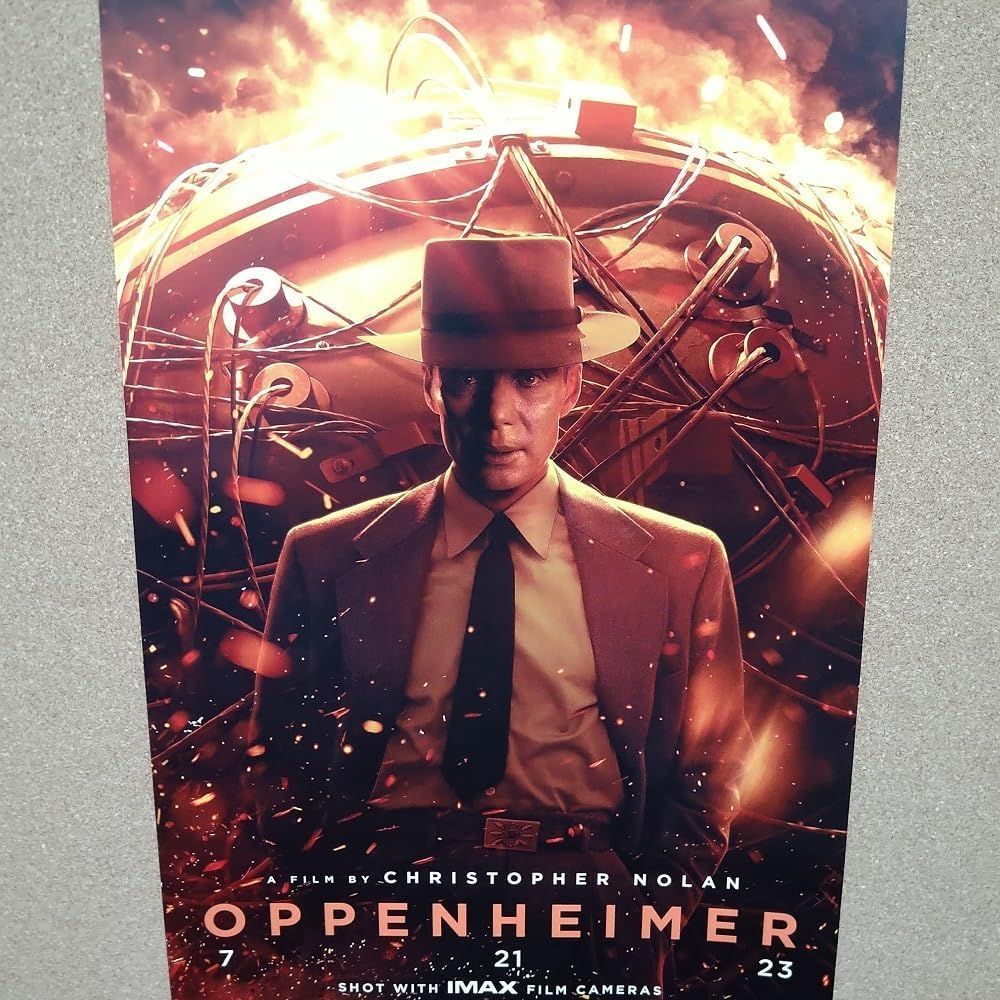 フレーム付-黒-】 映画ポスター オッペンハイマー Oppenheimer A3サイズ US版 mi1 - メルカリ