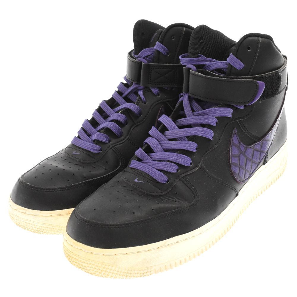 NIKE (ナイキ) AIR FORCE 1 HIGH '07 LV8 Black Court Purple Sail