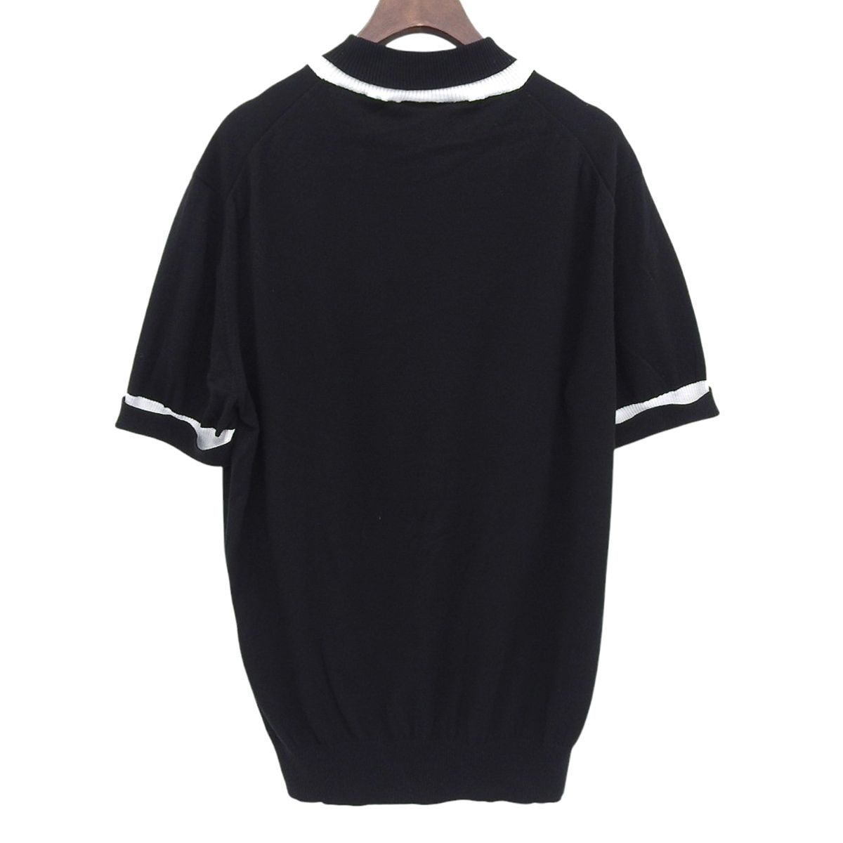 HERMES(エルメス) 半袖ニット ブラック黒 カシミヤ トップス アパレル