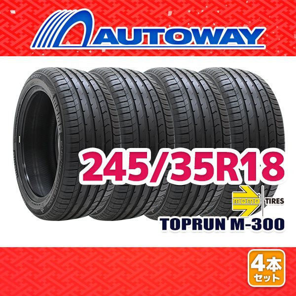 AUTOWAY 245|35R18 サマータイヤ MOMO Tires TOPRUN M-300 18インチ 4本セット 夏タイヤ オートウェイ
