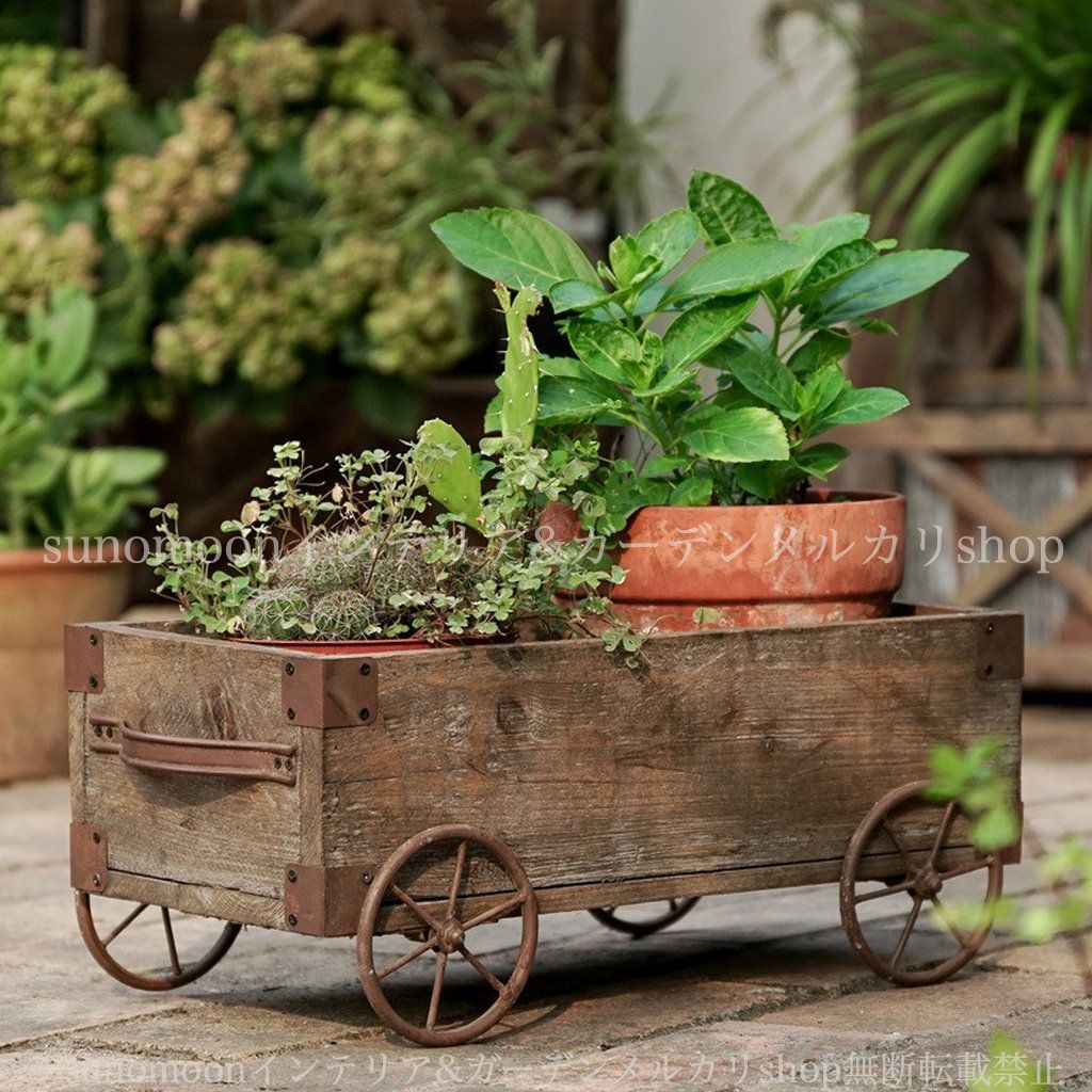鉢植え 無垢材