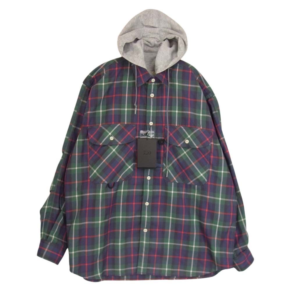 新品DAIWA PIER39 TECH HOODED WORK SHIRTS DAIWA PIER39 (ダイワピア39) TECH HOODED WORK SHIRTS BE