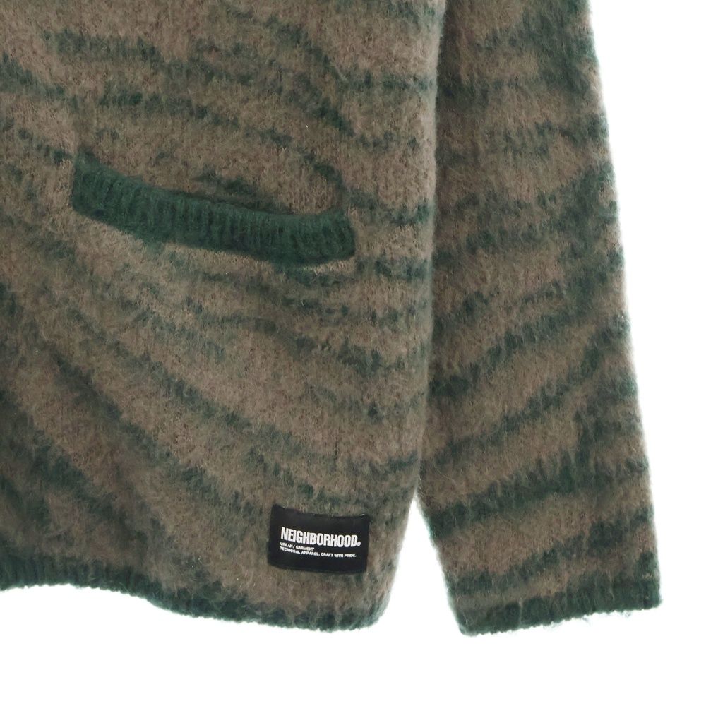 NEIGHBORHOOD (ネイバーフッド) 23AW TIGER PATTERN MOHAIR CARDIGAN