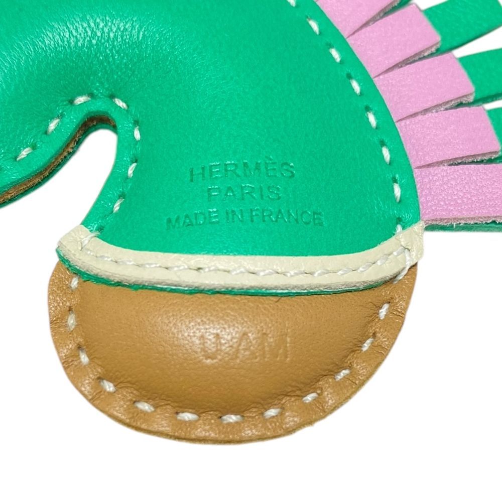 HERMES エルメス ジージーカマイユチャーム U刻印 バッグ