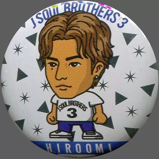 中古】バッジ・ピンズ(男性) 登坂広臣(イラスト) 缶バッジ 「三代目J