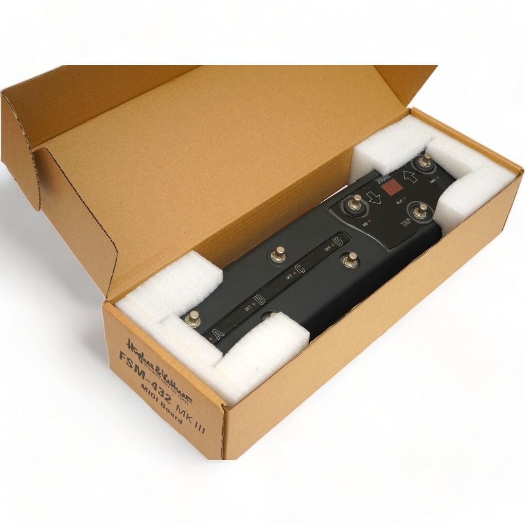 極美品】 HUGHES&KETTNER FSM-432MKⅢ フットスイッチ MIDIスイッチ