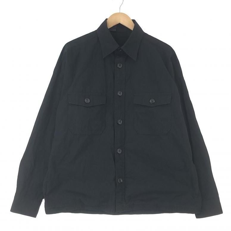 最も 割引 中古】N・HOOLYWOOD CPO SHIRT 38 2231-SH26-001 ブラック エヌ トップス