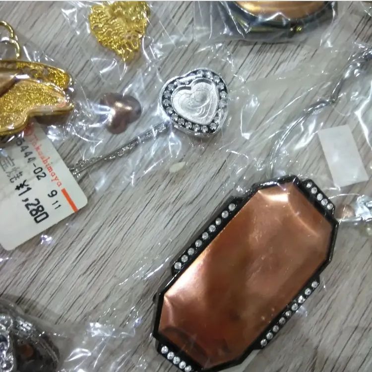 K124七宝焼きアクセサリーパーツ素材100点セット - メルカリ