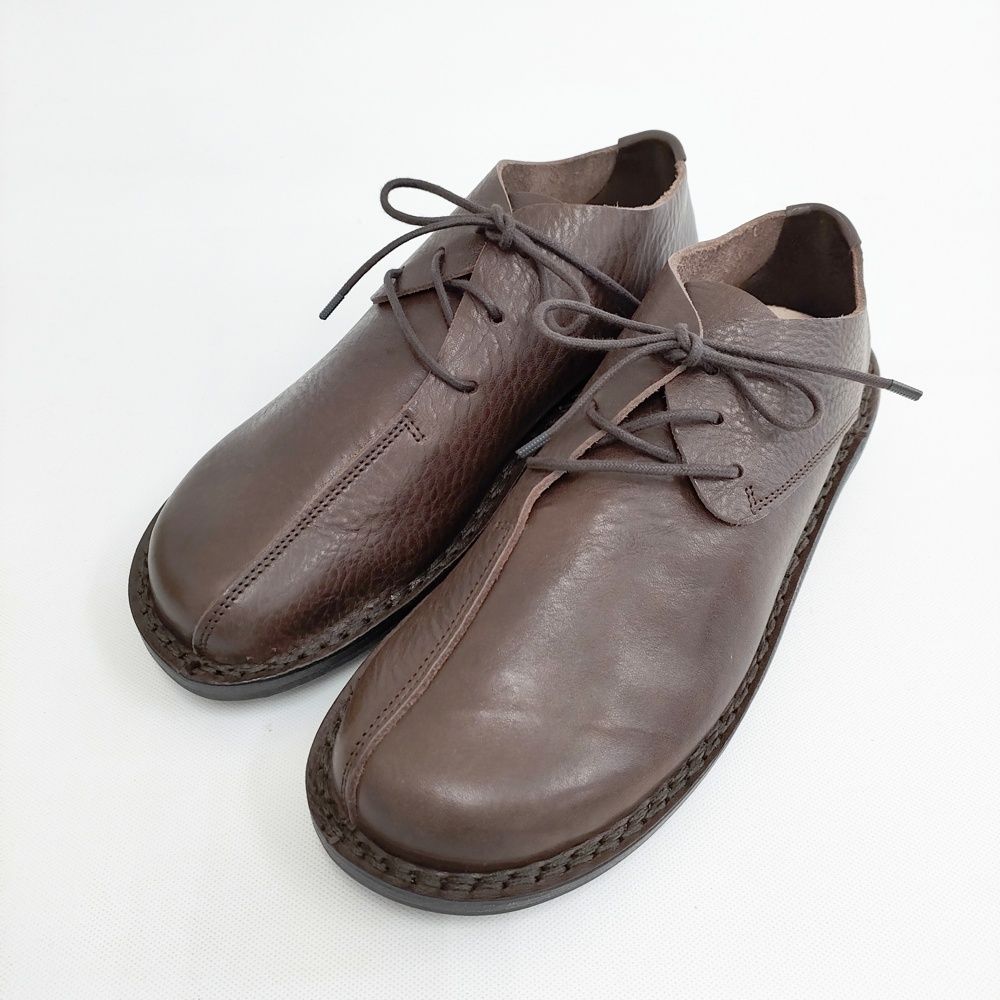 trippen Gangster 38 定価60500円 牛革 シューズ 靴 ブラウン レディース トリッペン 5-0409G◎
