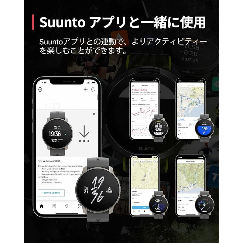 スント SUUNTO 9 PEAK PRO GPSランニングウォッチ 軽量 クイックチャージ Bluetooth5.0 長時間バッテリー 最長40時間駆動 心拍センサー 1 CHRISTIANNAURATH_COM_BR
