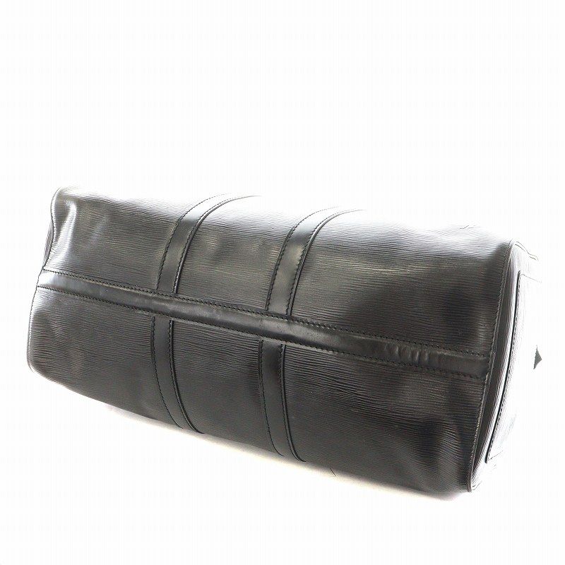 ルイヴィトン LOUIS VUITTON キーポル45 エピ ノワール ボストンバッグ 