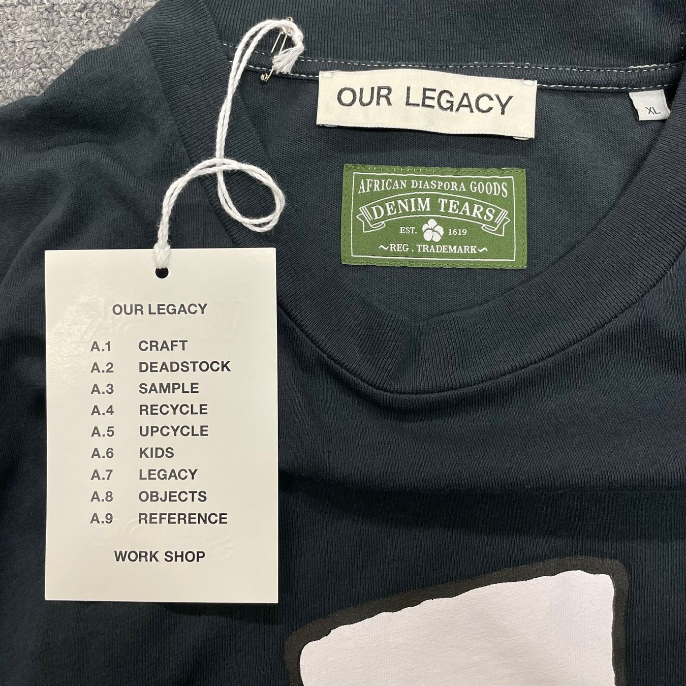 OUR LEGACY Tシャツ ☆【OUR LEGACY】☆Our Legacy Work Shop Box T-Shirt Whit.e