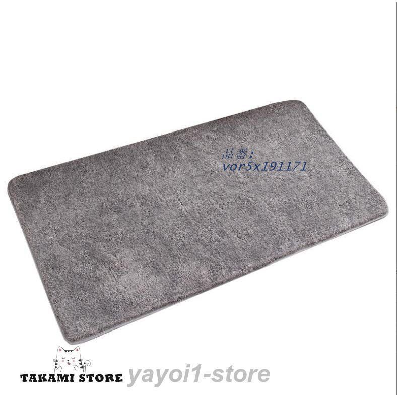 お見逃しなく！ 玄関マット 大判 長方形 無地 シンプル ストライプ 吸水マット 耐久耐用 カーペット バスマット 厚手 滑り止め 現代 四季通用 オシャレ モダン 洗える vor5x191171