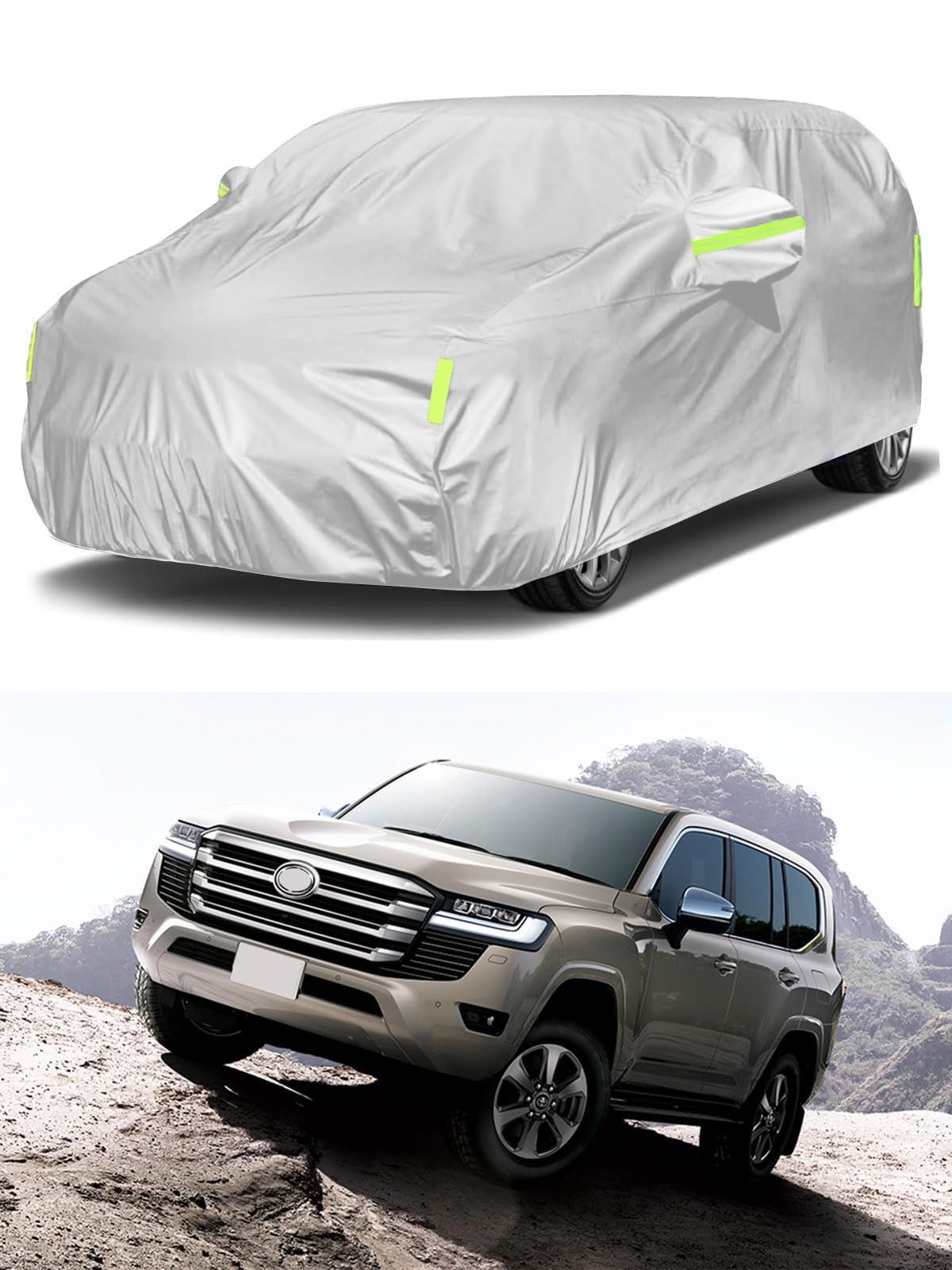 300系 車体カバー ボディーカバー 防水 200系 裏起毛 紫外線防止 ランドクルーザー 内装保護 厚手素材 日本 付