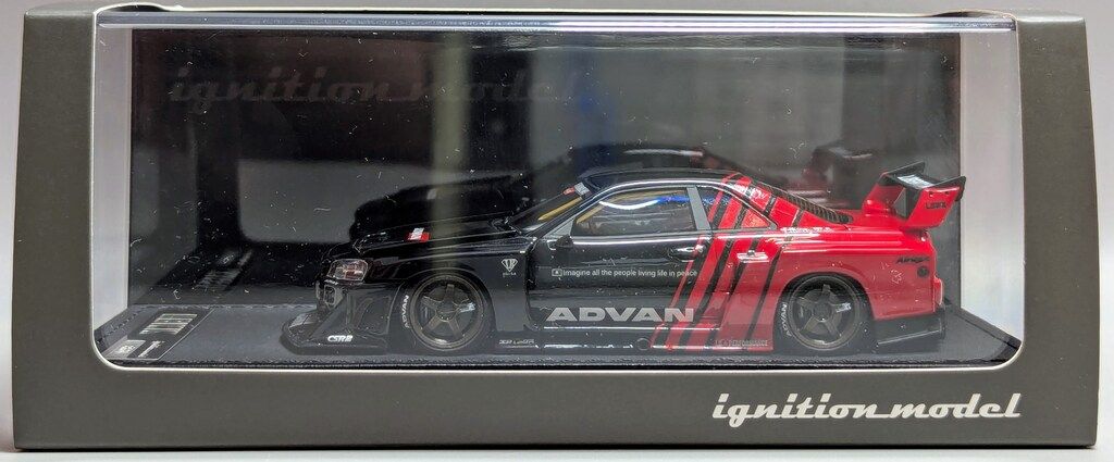 ignition model 割引 1/43 LB-ER34 Super Silhouette SKYLINE Black