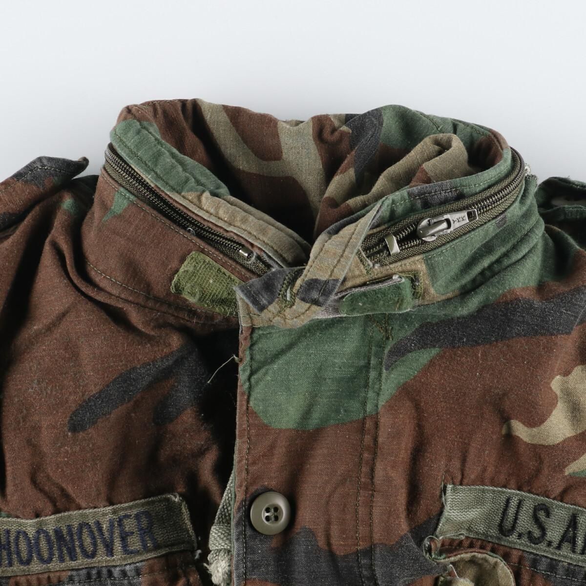 古着 87年納品 米軍実品 U.S.ARMY ウッドランドカモ 迷彩柄 M-65