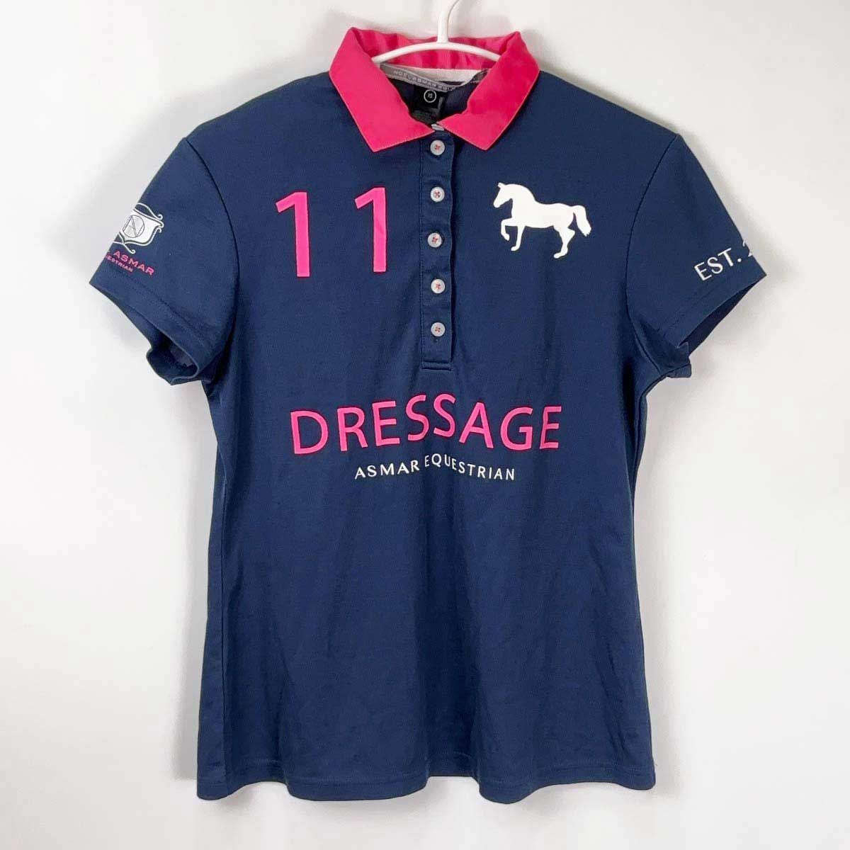 乗馬　NOEL ASUMAR ポロシャツ　М NOEL ASMAR EQUESTRIAN ノエルアスマール 半袖 ポロシャツ