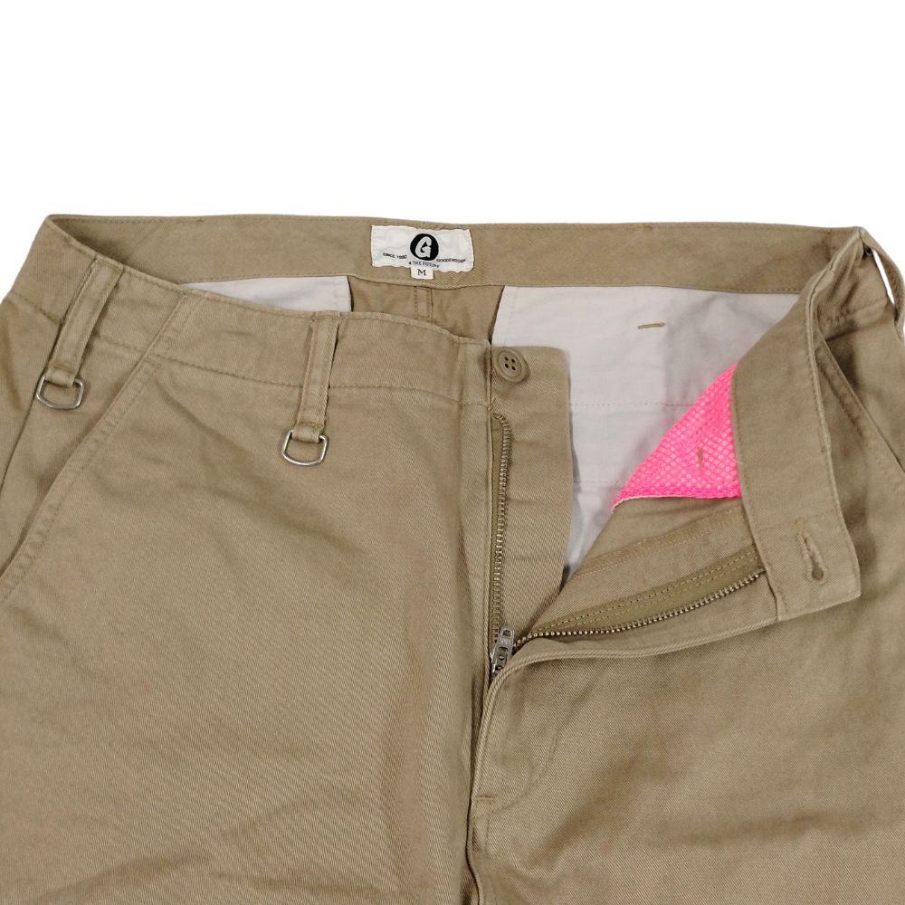 GOODENOUGH グッドイナフ 品番 GE-142004 裾裏地ロゴ入り パンツ