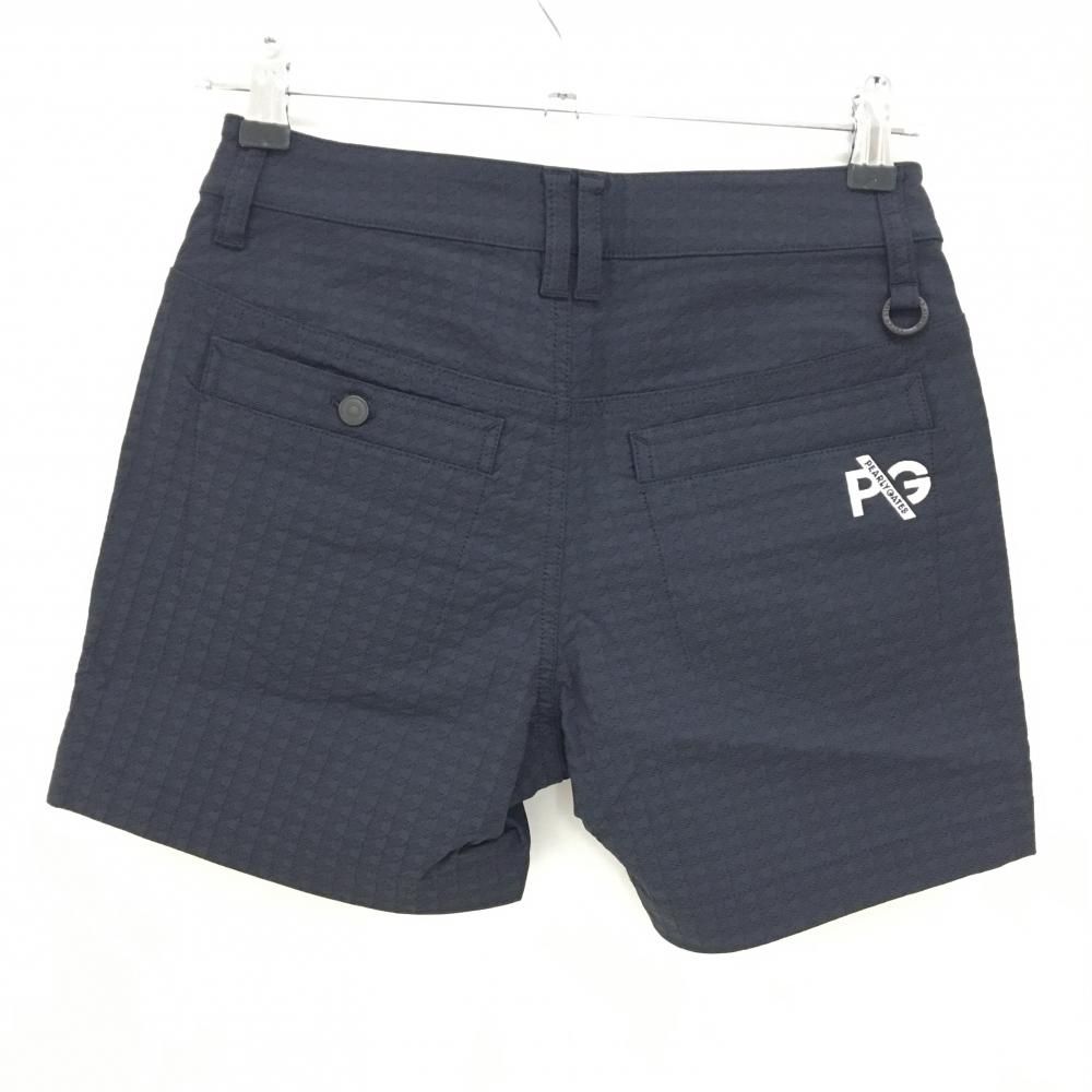 パーリーゲイツ ハーフパンツ ネイビー 織生地 ストレッチ メンズ 4(M