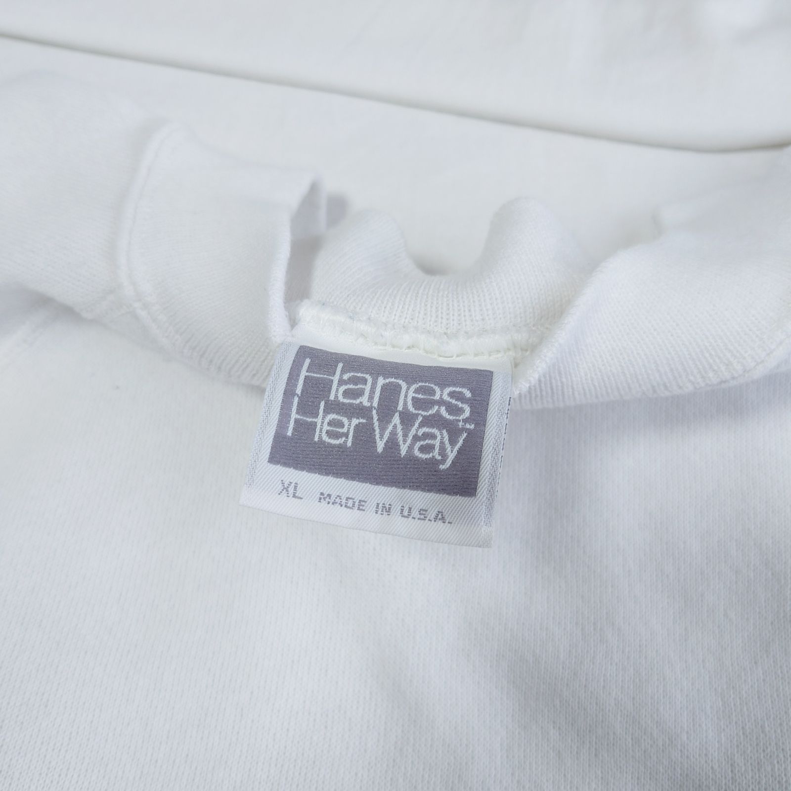 80~90s・USA製】Hanes ヘインズ 無地スウェット ホワイト - メルカリ