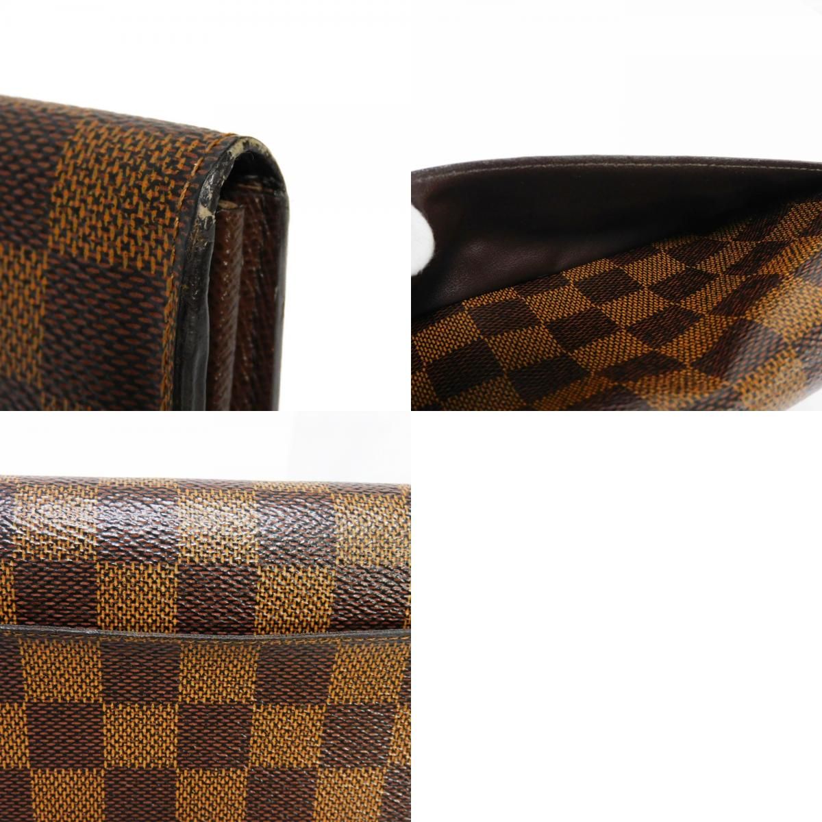 LOUIS VUITTON ルイ・ヴィトン ポルトフォイユ サラ ロゴ ブラウン 