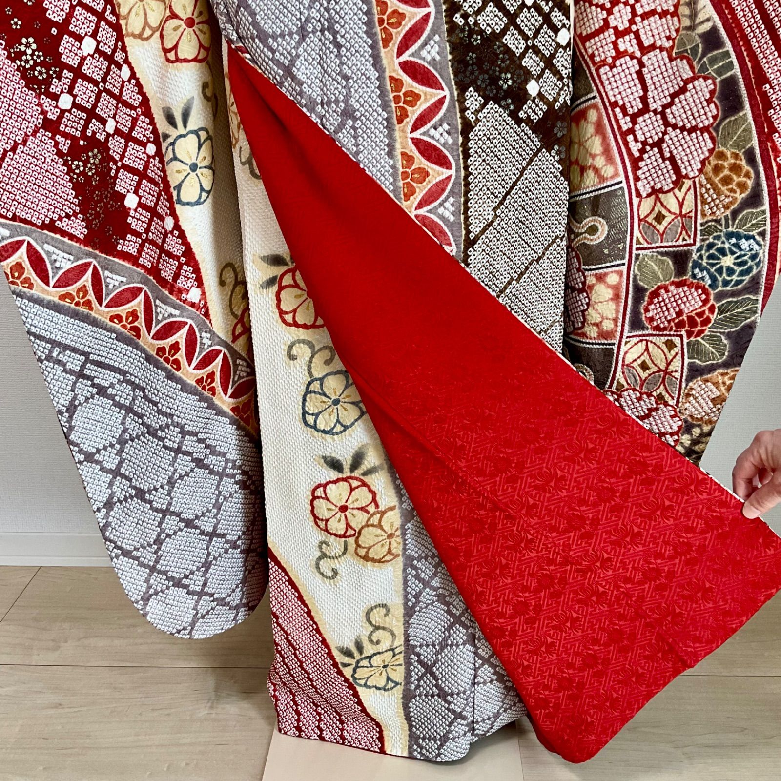 振袖 振袖フルセット 総絞り 手絞り 吉祥文様 正絹 - メルカリ