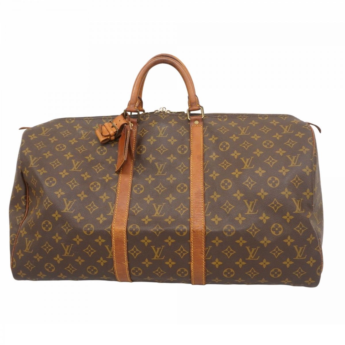 5mc2673 ルイヴィトン ボストンバッグ モノグラム キーポル55 M41424 ブラウン メンズ レディース ユニセックス