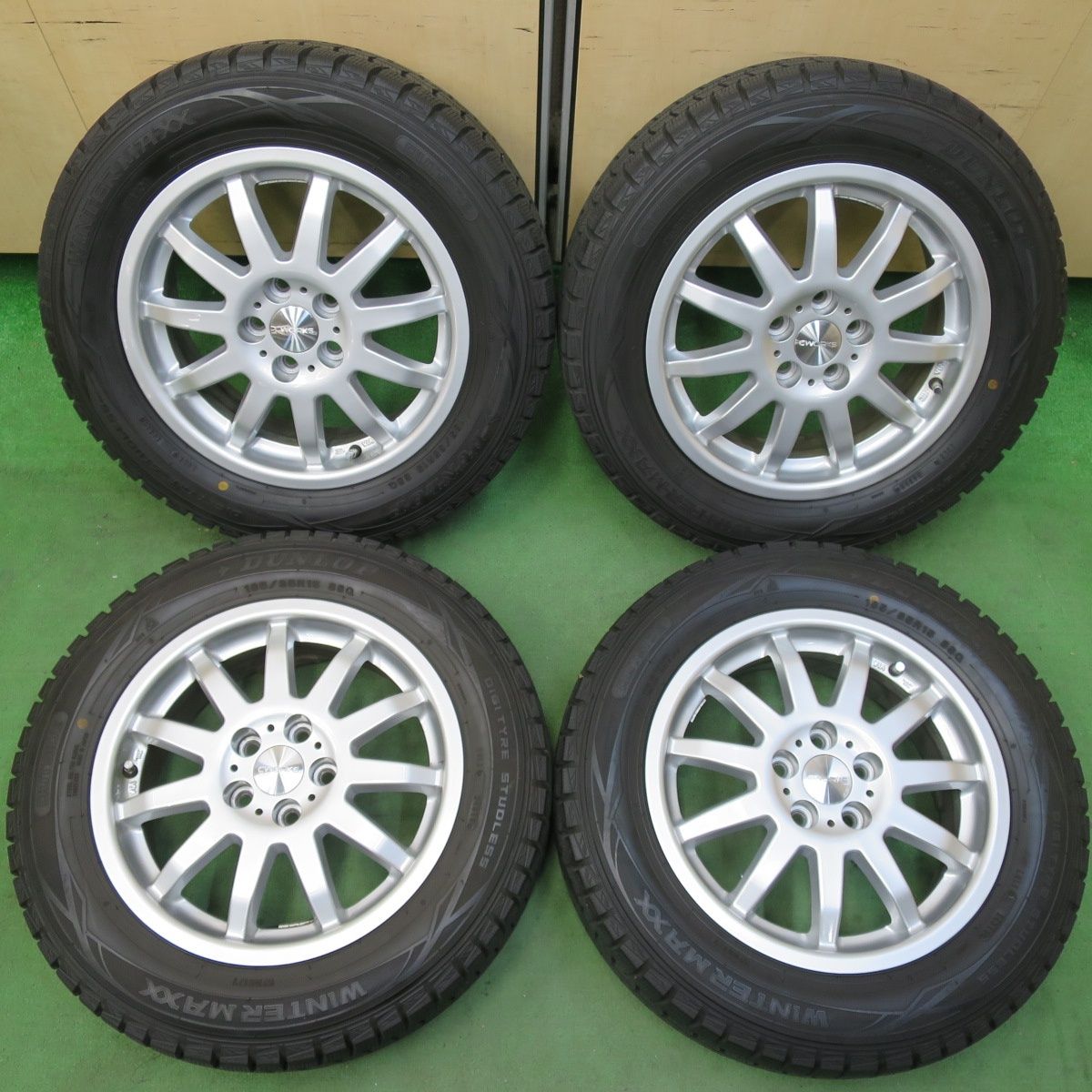 バリ溝！！ ダンロップ 185/65R15 ウィンターマックス 4本セット 2016年製 スタッドレス DUNLOP 185/65-15 NO，○663