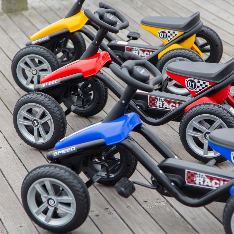 引き取り限定 遊園地 ペダルカート 青 赤 予備タイヤ付き 足こぎペダルカー ブルータイプ/青 足こぎペダルカート