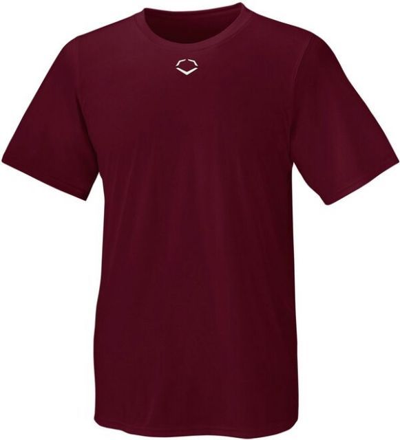 【送料無料】 エボシールド メンズ Tシャツ トップス EvoShield Men's E306 Tech Tee Cardinal