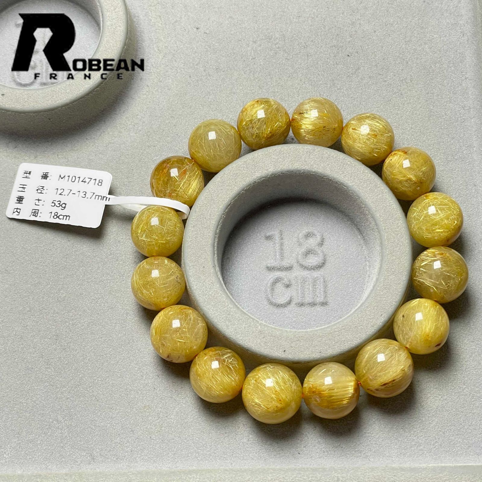 満針ルチルクォーツ