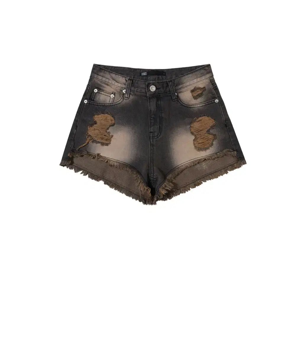 BOHEMSEO(ボヘミアンソウル) ダメージデニムショートパンツ bohemseo