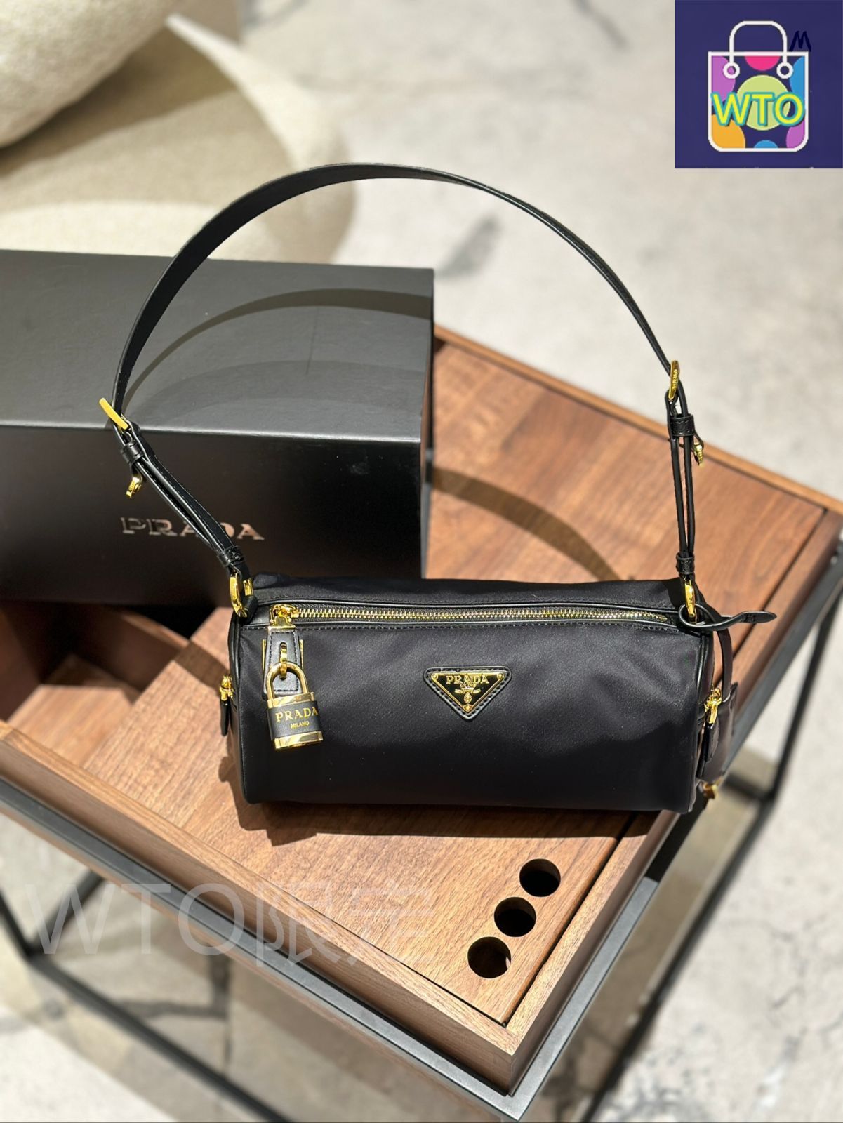 今日特価】Prada プラダ パッドロック ショルダーバッグシリーズ