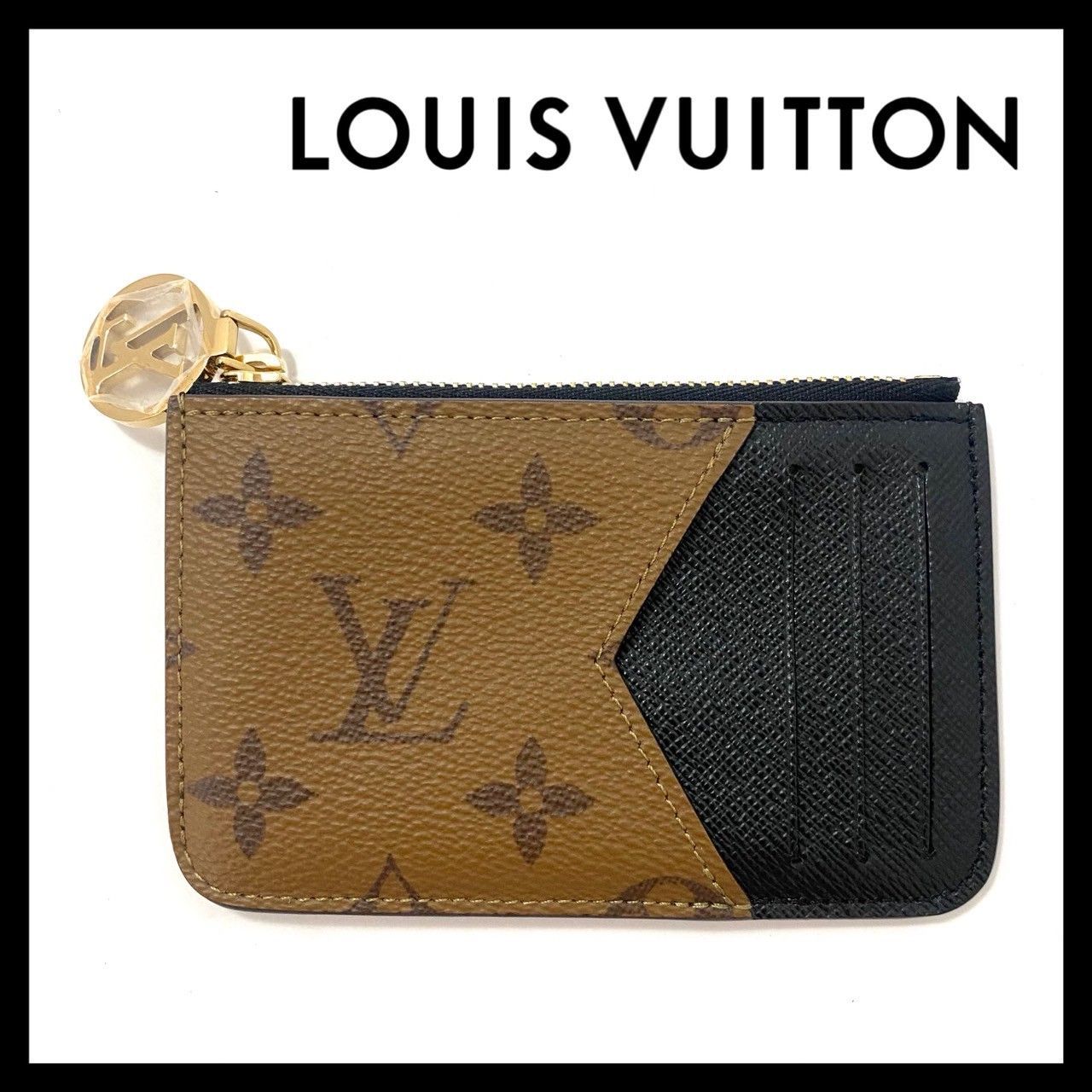 LOUIS VUITTON】ポルト カルト ロミー モノグラム リバース M81912