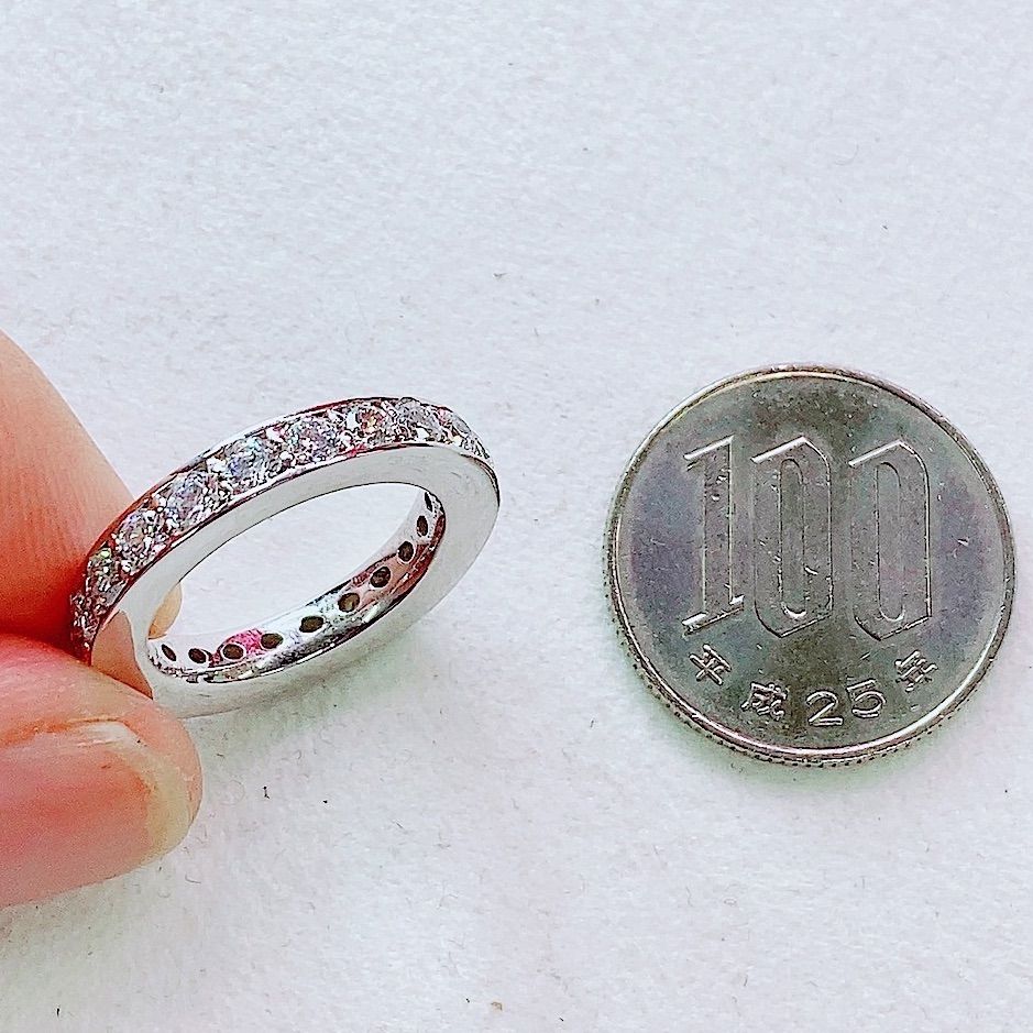 ☆1.009ct☆✨フクリン留め大粒ダイヤG,SI2,Goodスタッドピアス