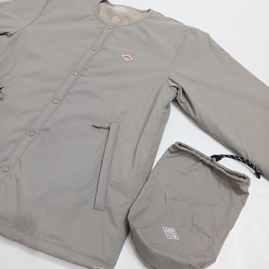 DANTON ダントン INSULATION JACKET ノーカラーインサレーション 