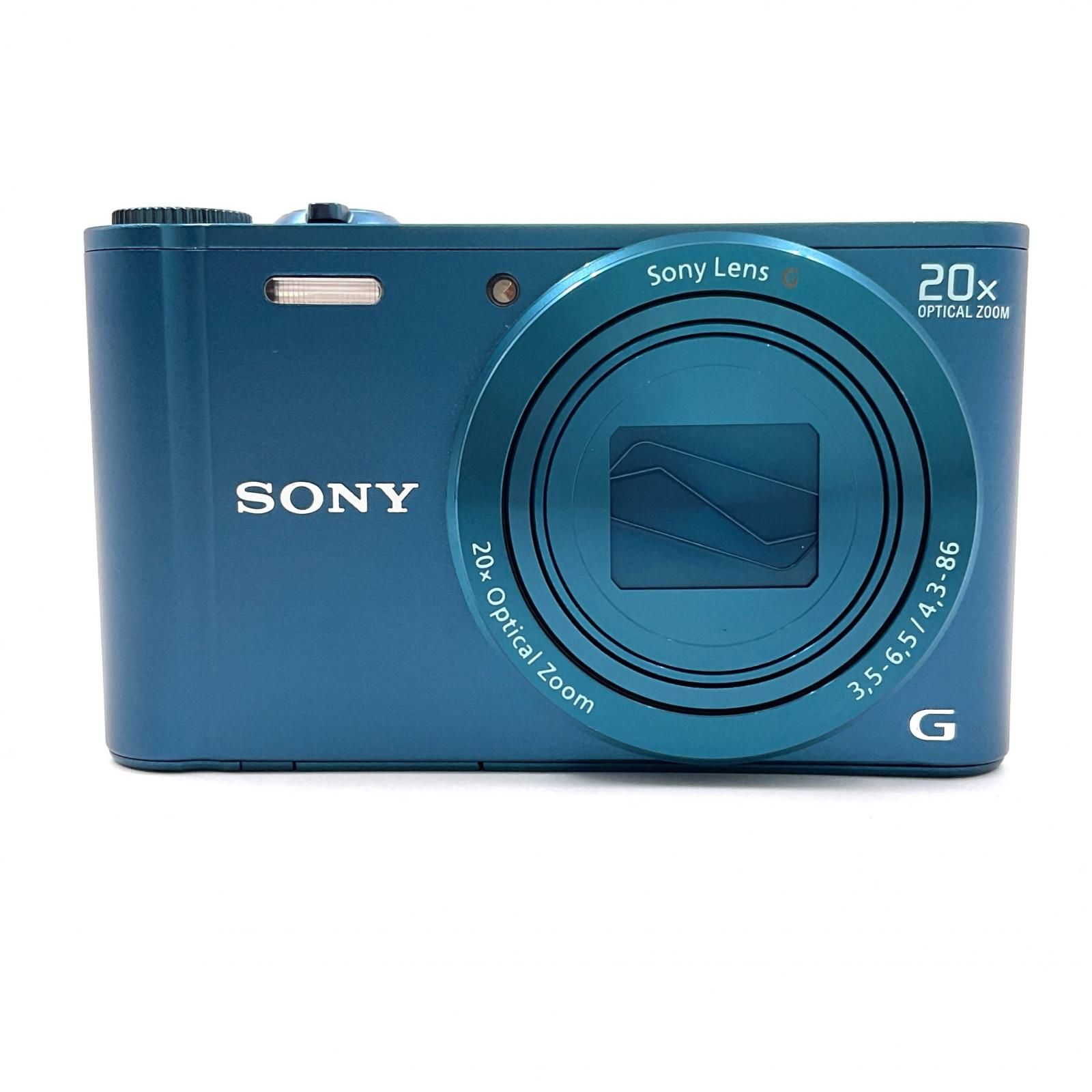 全額返金保証 最速発送 Sony コンパクトデジタルカメラ サイバーショット DSC-WX300 L ブルー 動作 済