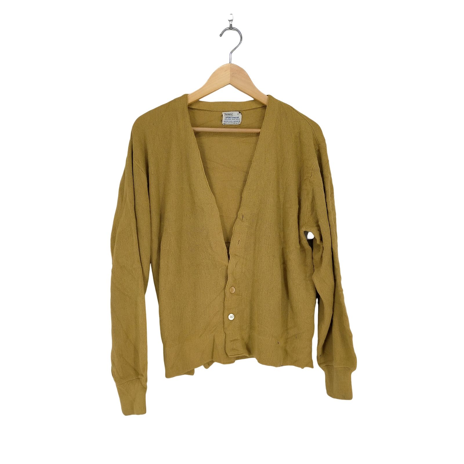 60s Searsアクリルカーディガン ヴィンテージ 60s sears シアーズ アクリルカーディガン 【公式通販】