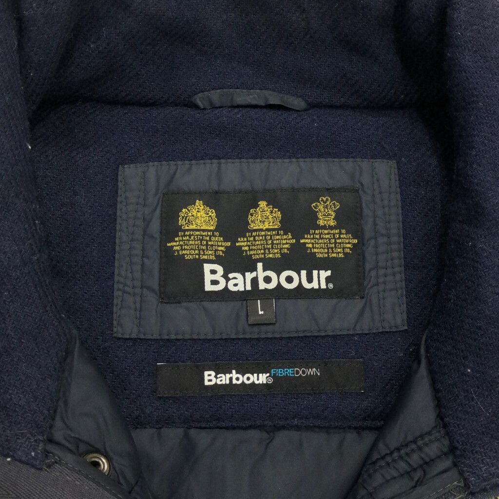 Barbour バブアー FAIRFORD 中綿 ナイロンジャケット ネイビー