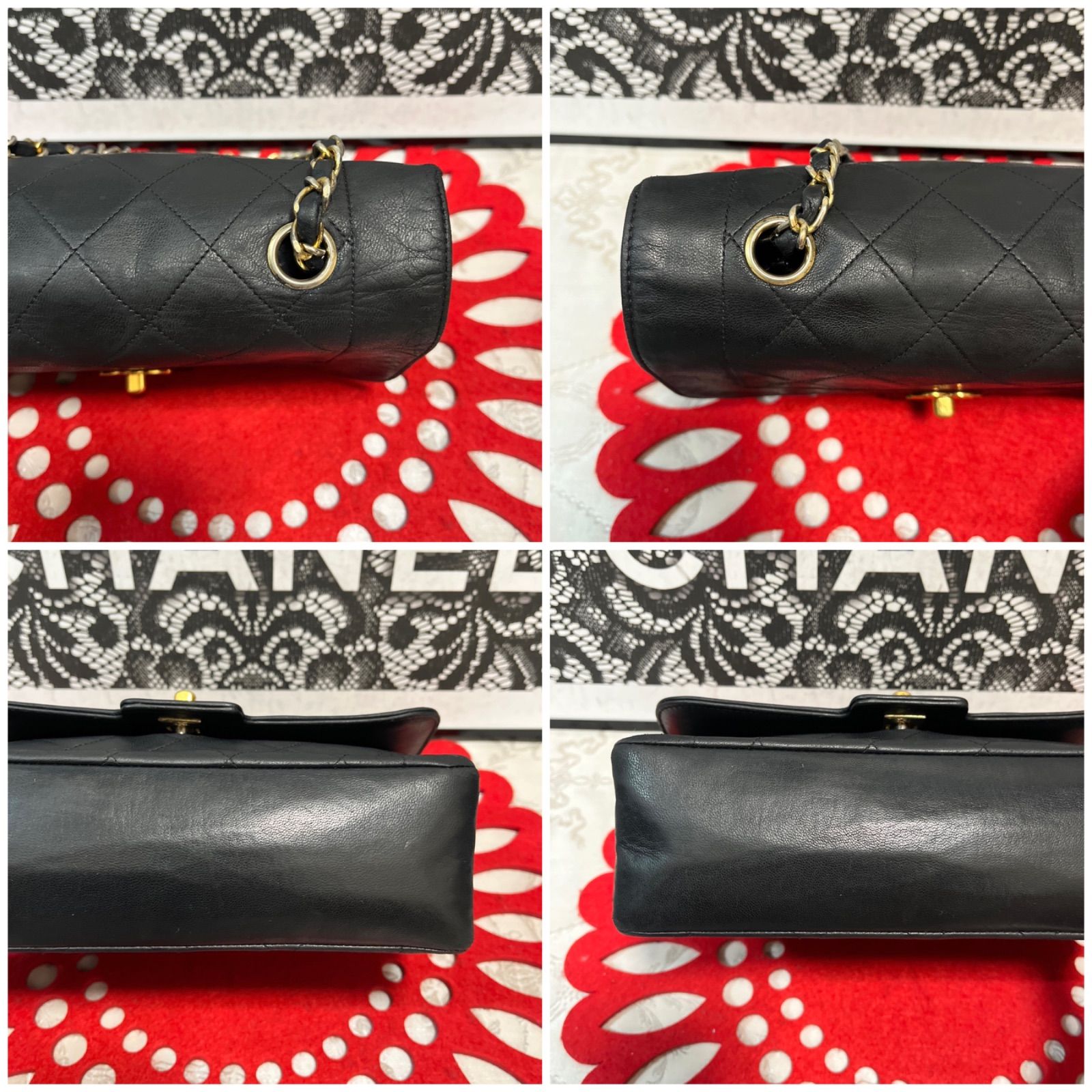 極上美品 シャネル CHANEL デザイン フラップ シングルフラップ