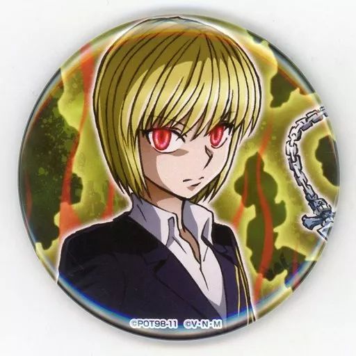 クラピカ 缶バッジ E賞 ハンターハンター webくじ　96点 中古】バッジ・ピンズ クラピカ 缶バッジ 「HUNTER×HUNTER『発