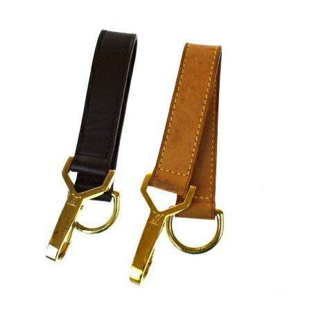 【中古】 2点セット ルイヴィトン LOUIS VUITTON ペガス用 ハンドストラップ バッグ ブラウン レザー 03JC340