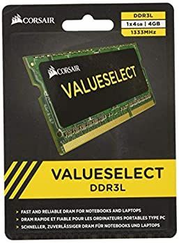 【中古】CORSAIR Memory Module DDR3 ノート VALUE SELECT Series 4GB×1kit CMSO4GX3M1C1333C9