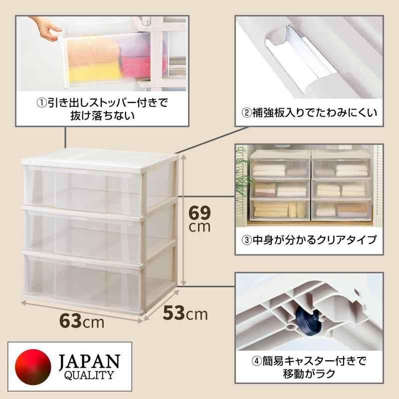 Tenma 深い引出しでたっぷり入る収納ケース