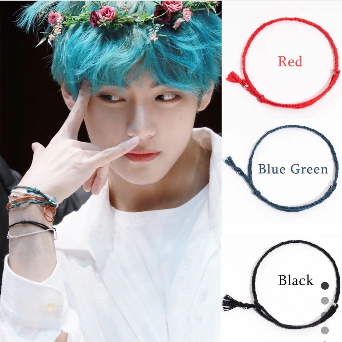 BTS 防弾少年団 ミサンガ ブレスレット レディース メンズ