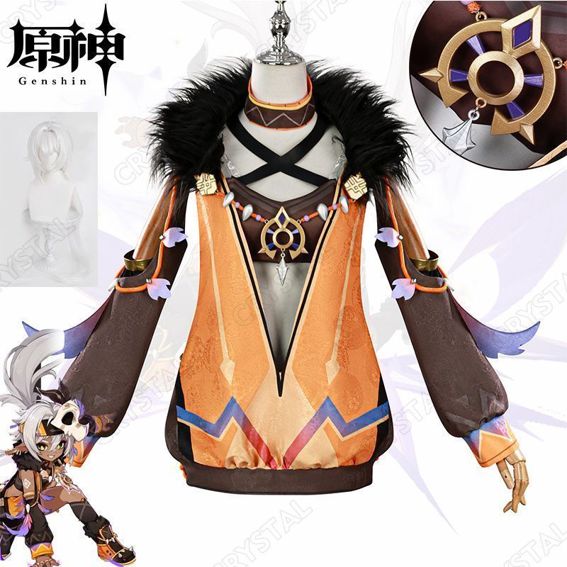 原神 Genshin イアンサ コスプレ衣装 ウイッグ付き 原神 キャラ衣装 げんしん ヒロイン Iansan コスプレ衣装 コスチューム ハロウィン クリスマス 制服 大人 子供 cosplay イベント