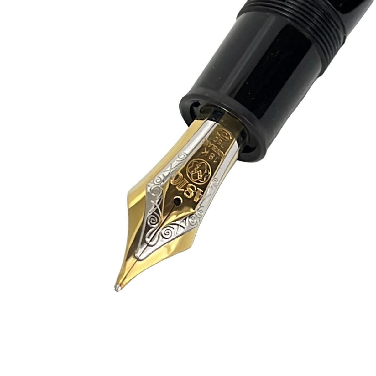 MONTBLANC(モンブラン) 万年筆美品 マイスターシュティック 黒  