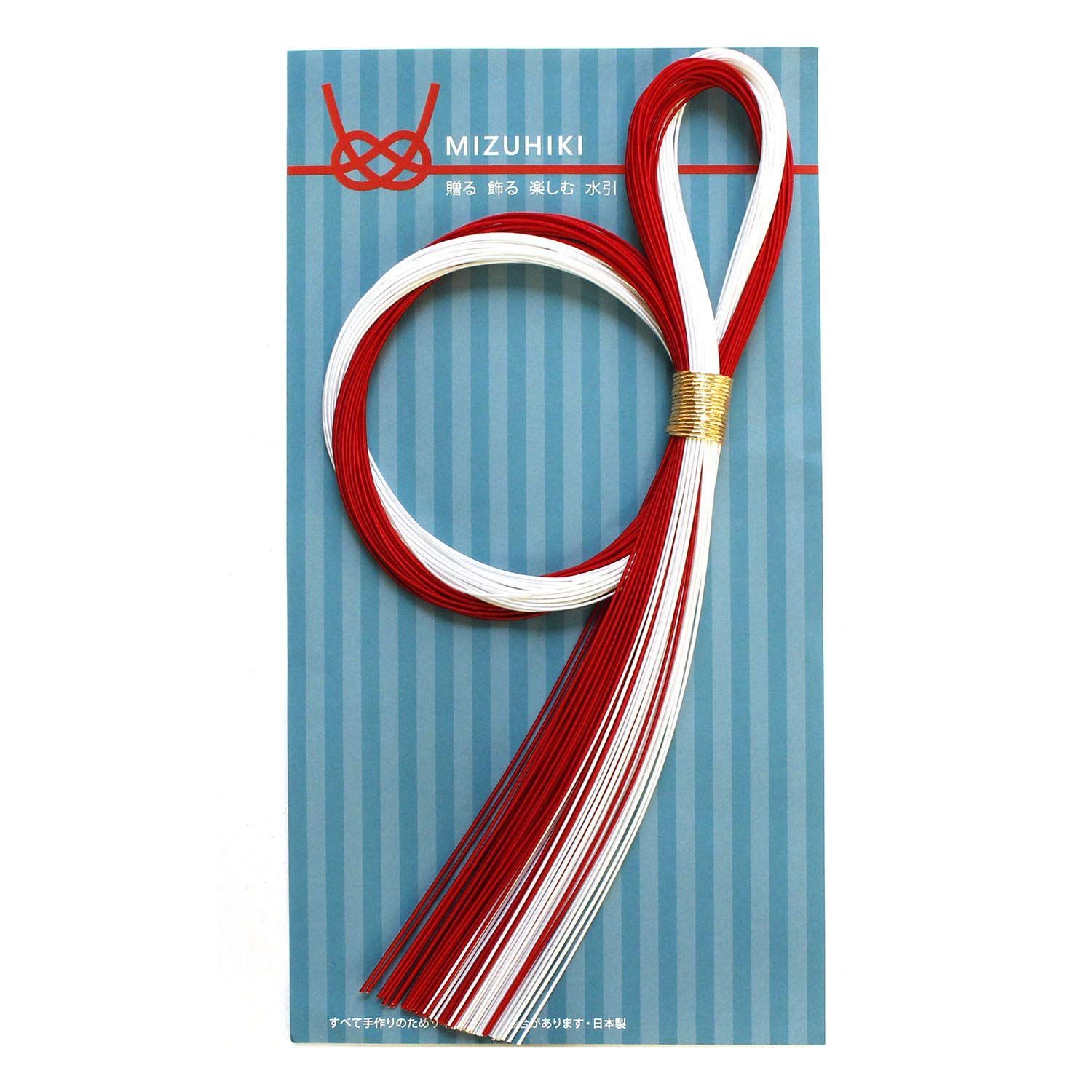 水引ふたばしめ飾り 紅白 piece PHC 086 1