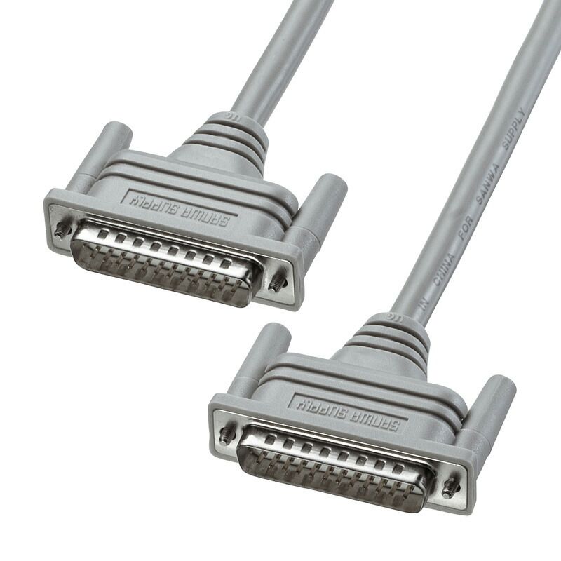 サンワサプライ RS-232Cケーブル 25pin/モデム TA 切替器 5m KRS-003K2 （1点）