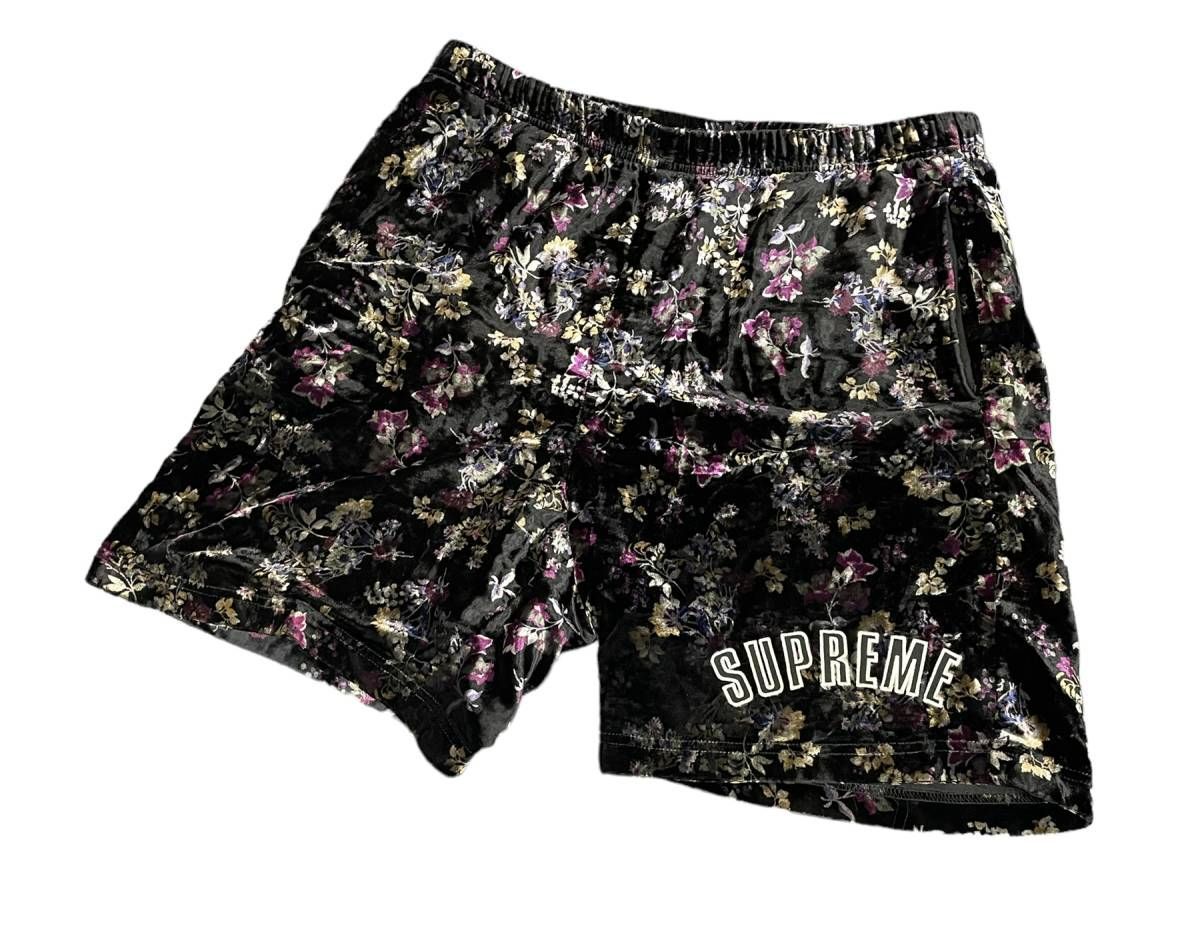 2022人気No.1の Supreme Floral Velour Short ハーフパンツ www.esn